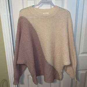 Color Block Long Sleeve Sweater